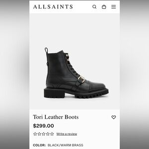 All Saints Tori Leather Boots
